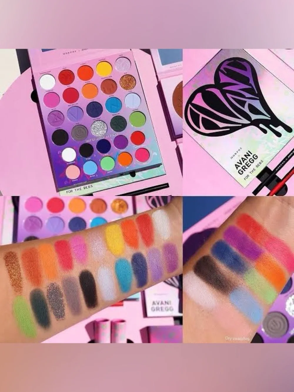 Morphe X Avani Gregg For The Bebs Artistry Eyeshadow Palette Like New